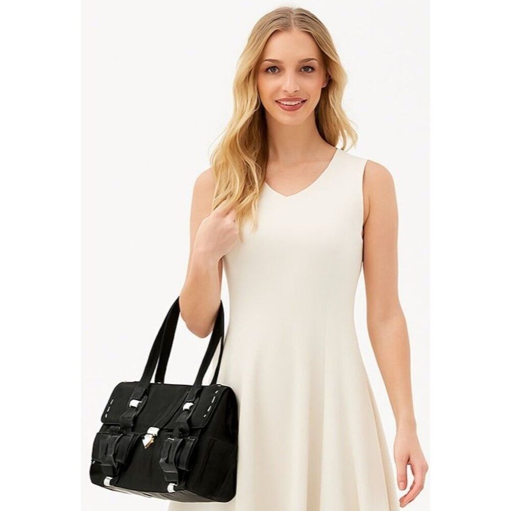Michael Kors Bag Leather Shoulder Satchel Handbag Purse Flap Top WOMEN'S WOMAN'S